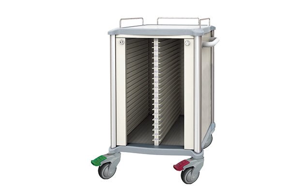 R6 Series Medical Record Trolley - Rife Medical Furniture