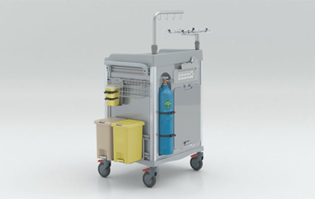 RTELB Series Emergency Trolley - Rife Medical Furniture
