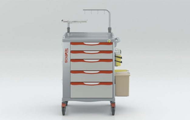 RTELB Series Emergency Trolley - Rife Medical Furniture