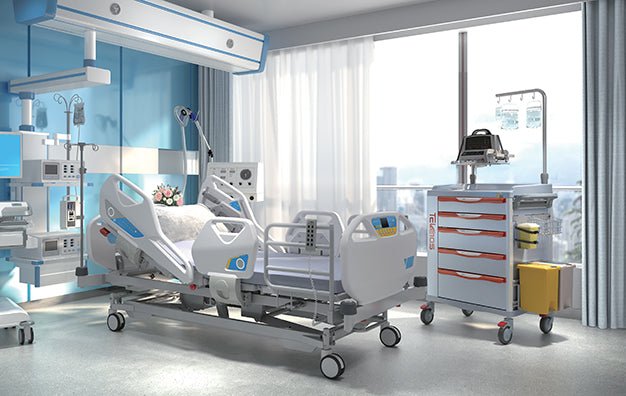 RTELB Series Emergency Trolley - Rife Medical Furniture