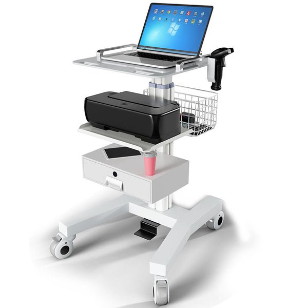 Hospital Grade Laptop Cart (HSC - DNEWLP) - Rife Medical Furniture