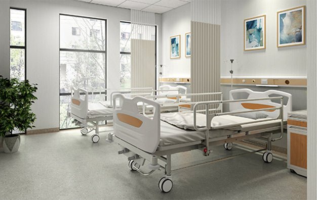 SPECTRA - MS Two Functions Manual Bed - Rife Medical Furniture