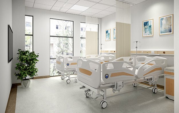 SPECTRA - MS Two Functions Manual Bed - Rife Medical Furniture