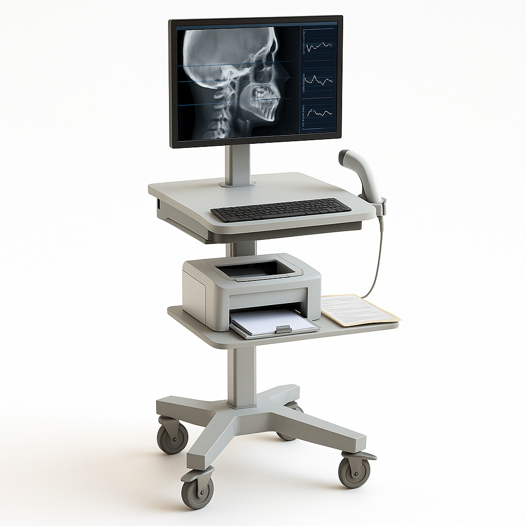 Mobile Medical Workstation – All-in-One Healthcare Cart Solution