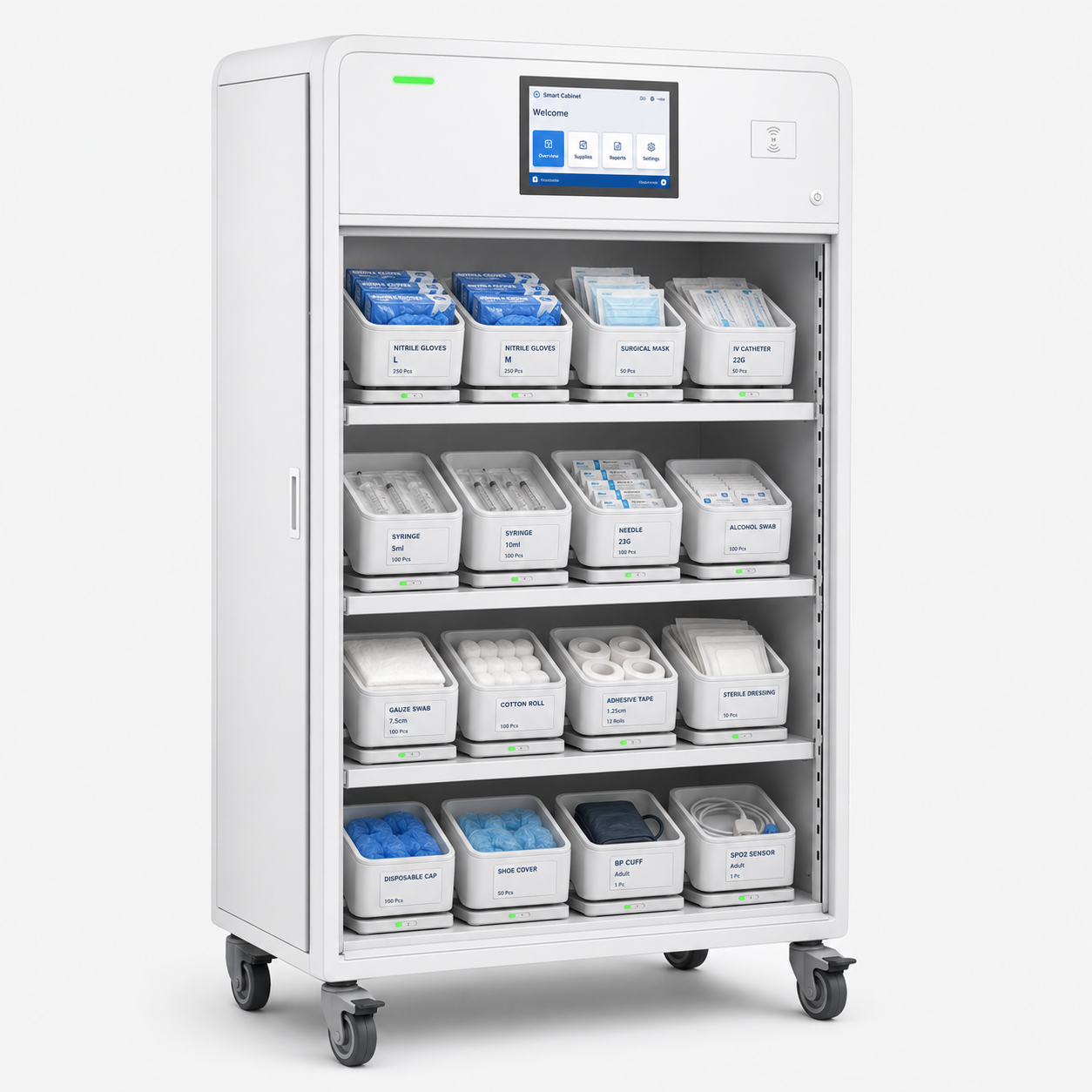 Rife Smart PAR Bin for Hospitals | Weight-Based Inventory Management System
