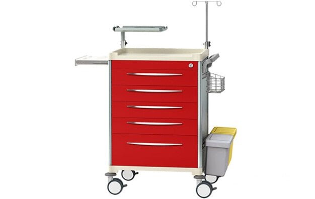 R - BOX Series Emergency Trolley - Rife Medical Furniture
