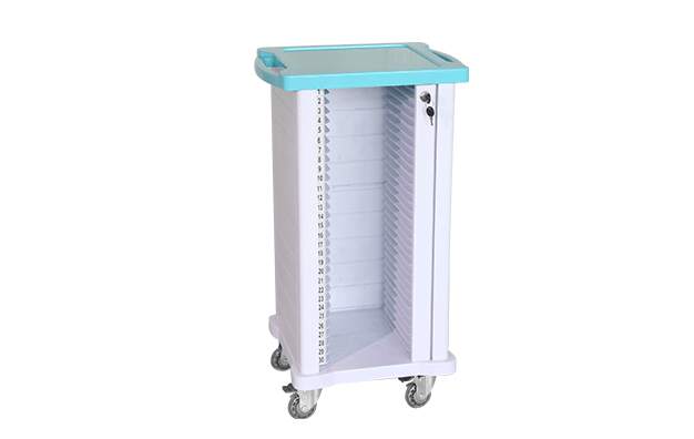 Medical Record Trolley RMEBL204A - Rife Medical Furniture