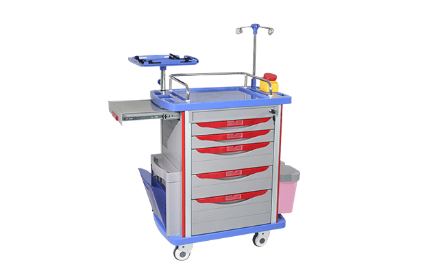 Emergency Trolley RMEQJ204A - Rife Medical Furniture