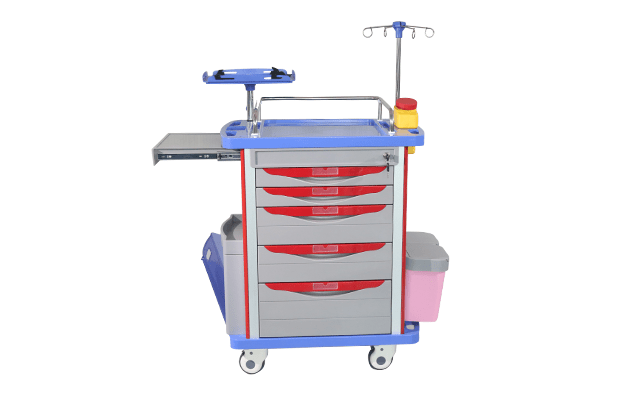 Emergency Trolley RMEQJ204A - Rife Medical Furniture