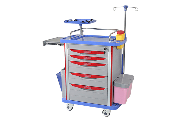Emergency Trolley RMEQJ204A - Rife Medical Furniture