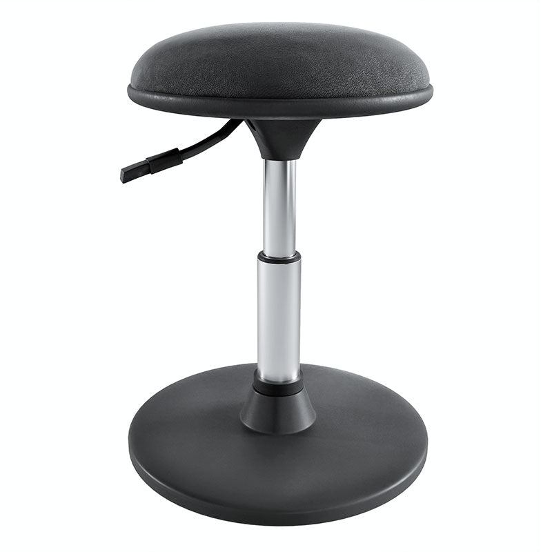 Ergonomic Height Adjustable Round Stool with Comfortable Seat, Work Stool Home Office Stool, Black (R804) - Rife Medical Furniture