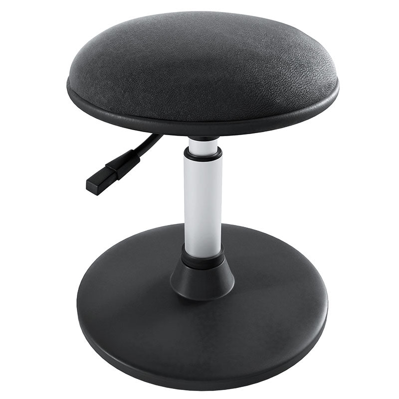 Ergonomic Height Adjustable Round Stool with Comfortable Seat, Work Stool Home Office Stool, Black (R804) - Rife Medical Furniture
