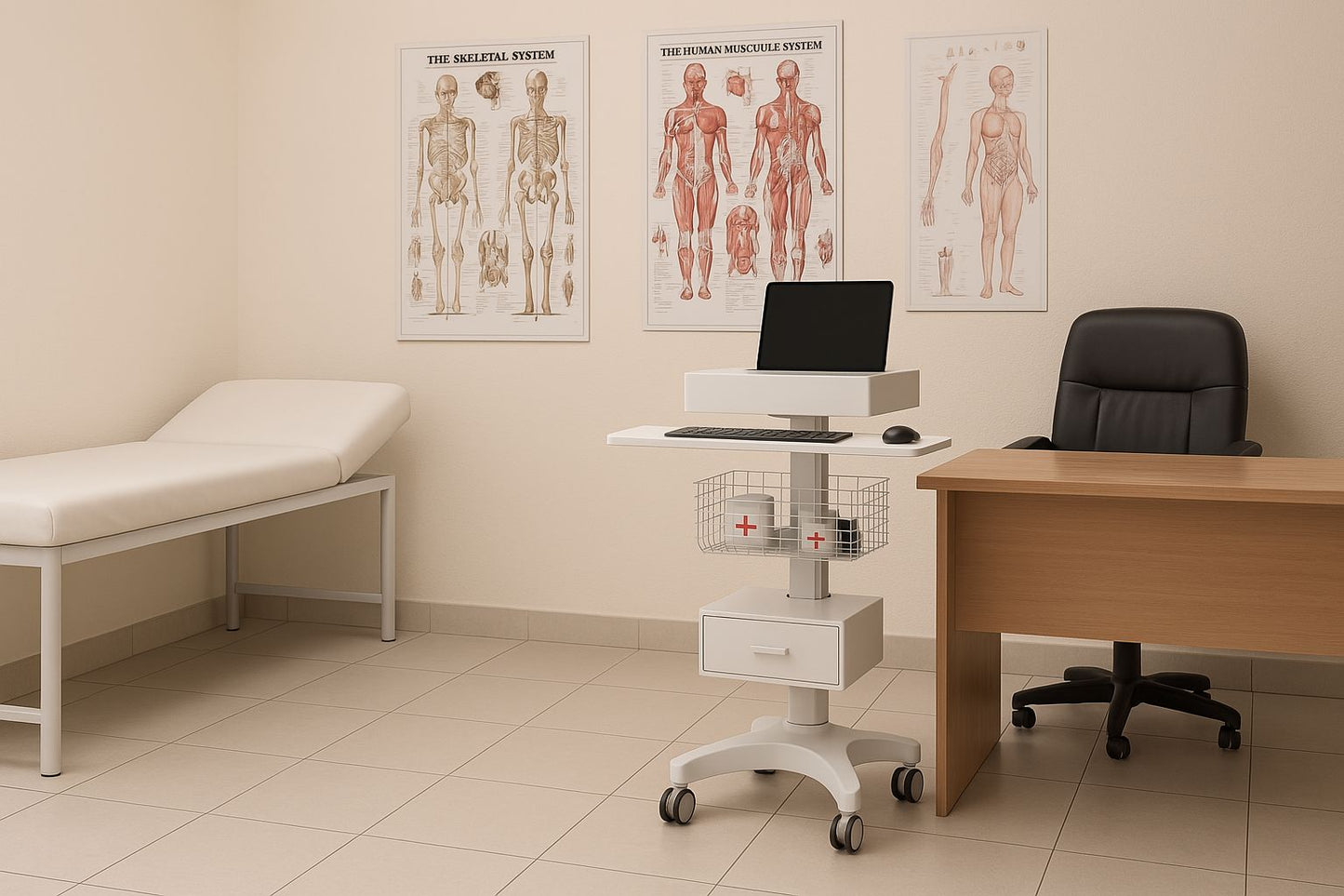 Rife Medical ICU Workstation Cart – Mobility and Efficiency in Critical Care