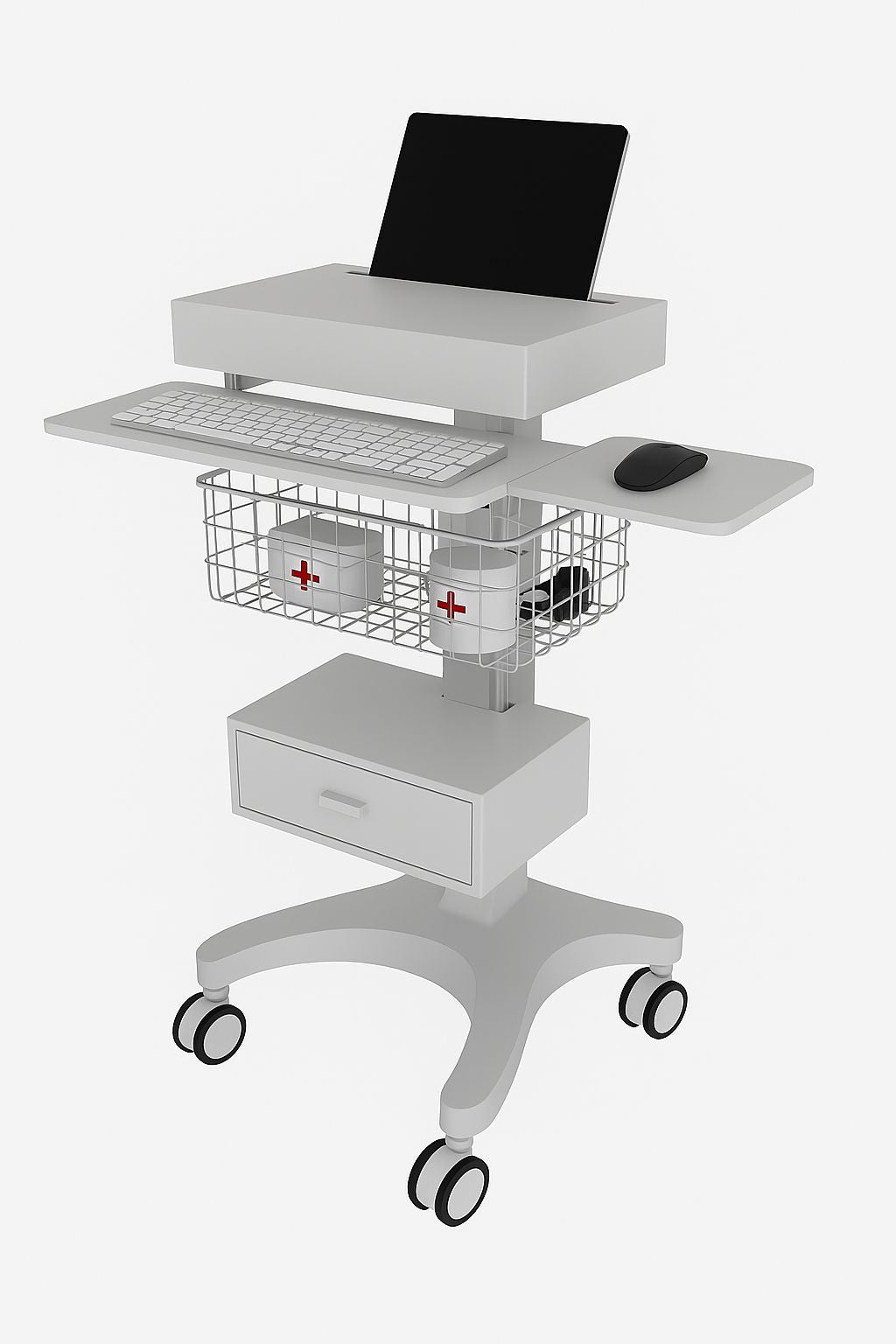 Rife Medical ICU Workstation Cart – Mobility and Efficiency in Critical Care