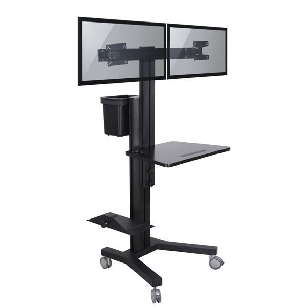 Dual Computer Mobile Cart (MCT09-B)