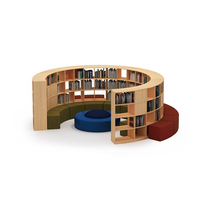 ROUND SOFA BOOKCASE Rf-GP-11016