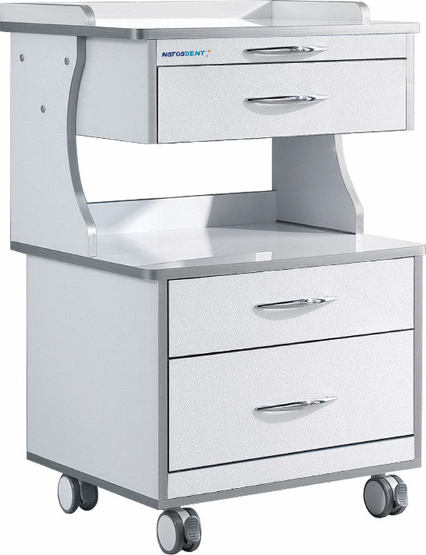 Medical Dental Nursing Cart High Gloss Acrylic Water Proof
