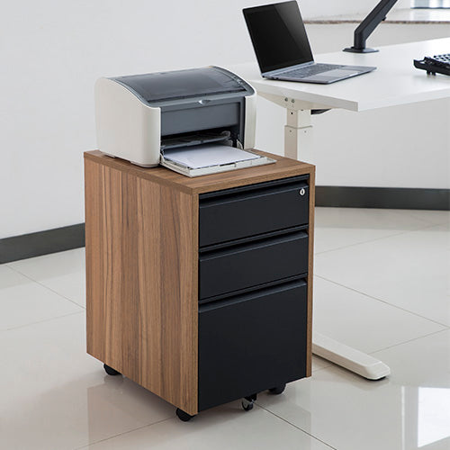3-DRAWER MOBILE PEDESTAL FILE CABINET Rf-CAB02-1