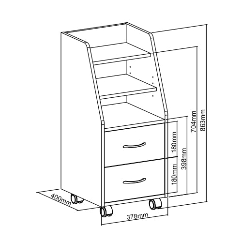 MOBILE STORAGE CABINET Rf-E816