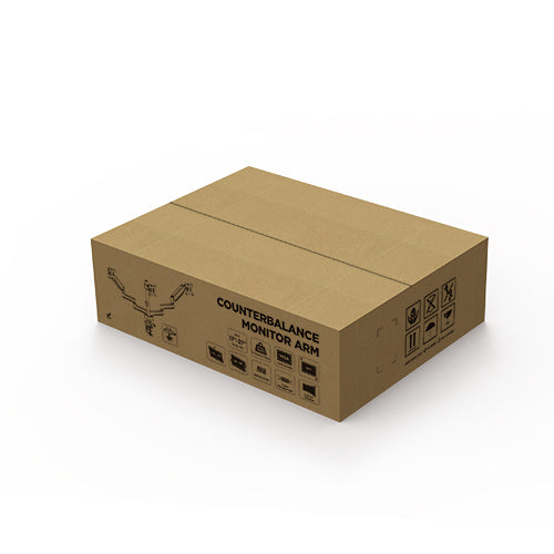 TRIPLE MONITORS POLE MOUNTED PREMIUM ALUMINUM SPRING-ASSISTED MONITOR ARM WITH 3.0 USB CABLES INCLUDED Rf-LDT53-C036UP