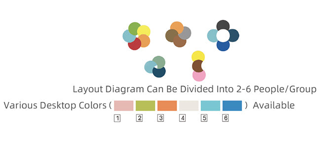 MOON-SHAPED FREE COMBINATION TABLE Rf-KP-02003