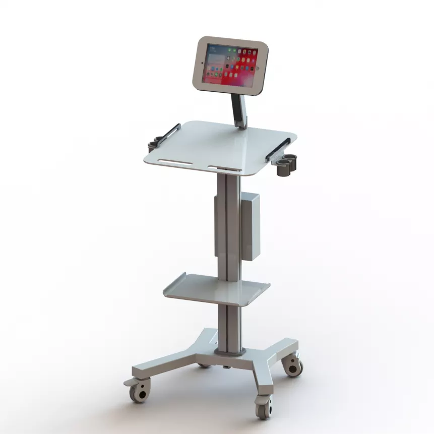 Medical tablet cart hospital clinic workstation