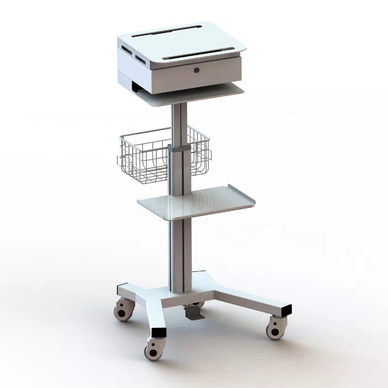 Laptop Carts with Wheels – Adjustable, Portable for Medical Hospitals