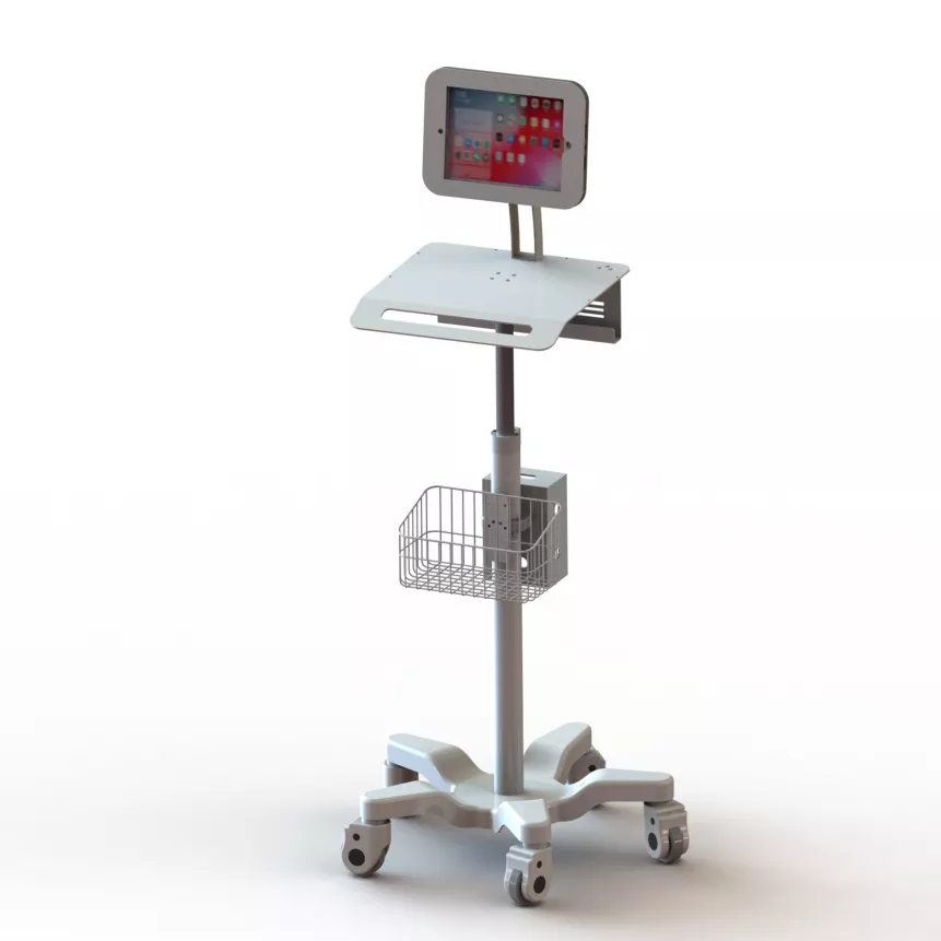 Medical tablet cart hospital clinic workstation