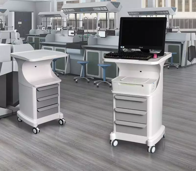 Mobile Trolley Cart Ultrasound Imaging Scanner Hospital Storage Dental