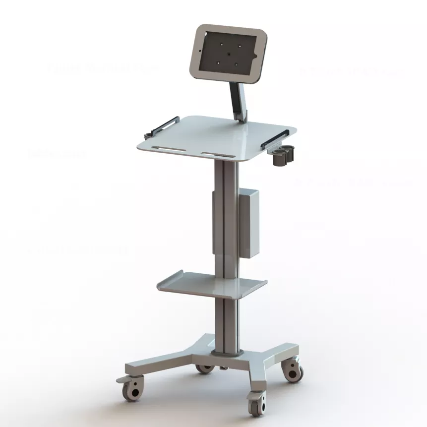 Medical tablet cart hospital clinic workstation