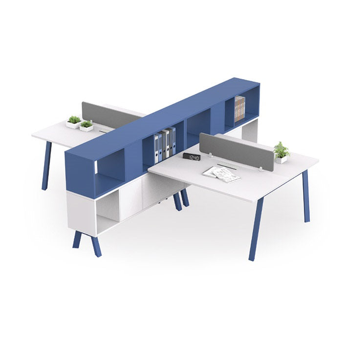 L-SHAPED FOUR-PERSON DESK Rf-BG-15003