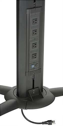 2 or Dual TV Cart Vertical Mounting for Advertsing or Conference RKDV