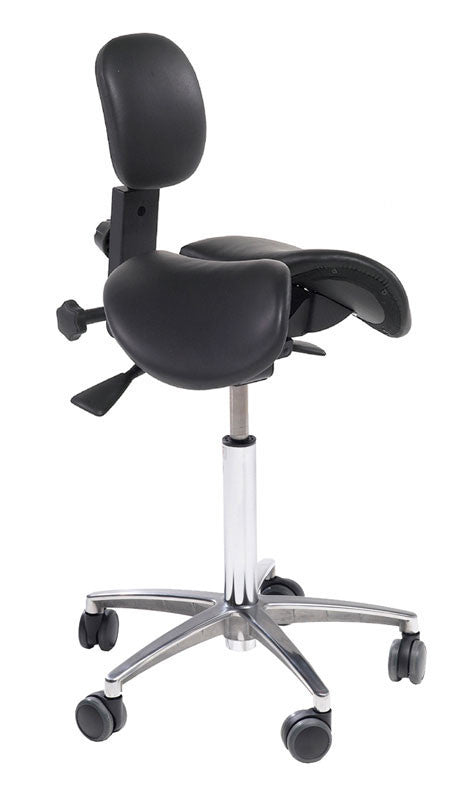 Salli Chin with Salli Back Stretch Support, Black - Rife Medical Furniture