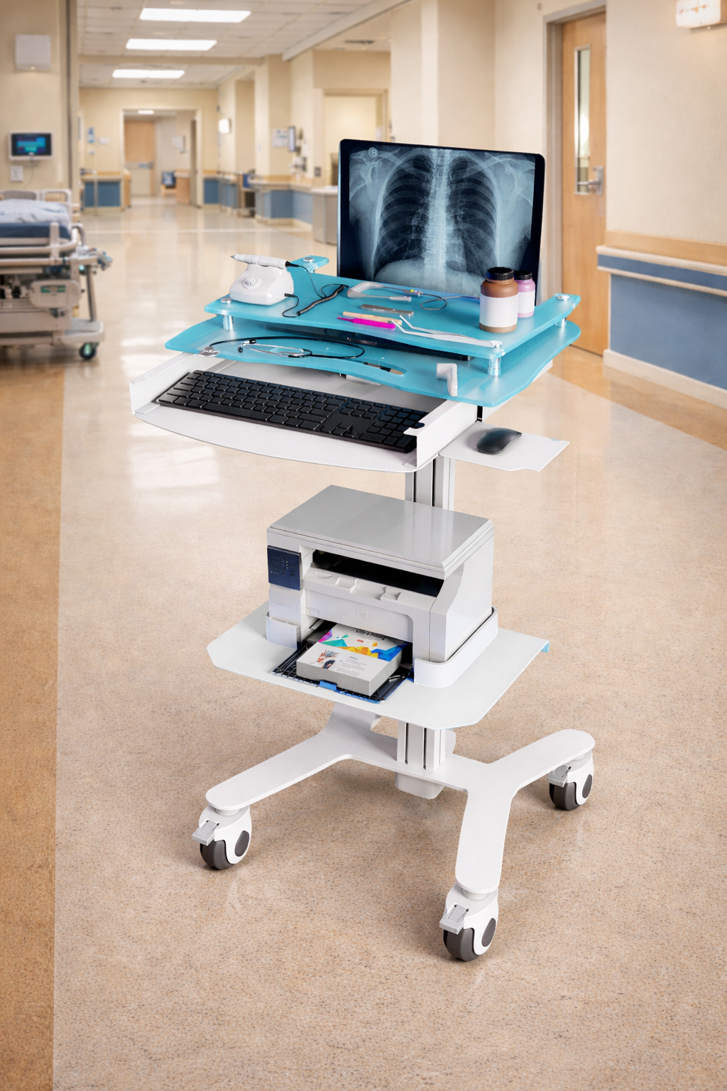 Antimicrobial Laptop Workstation: The Future of Infection-Controlled Clinical Mobility