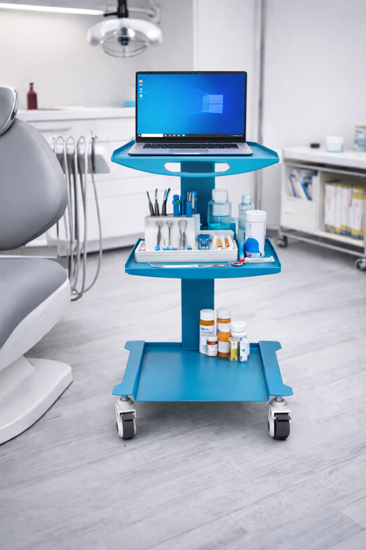 Organizing Dental Instruments Efficiently with Multi-Tray Carts