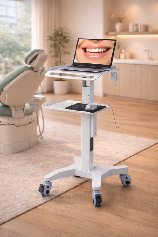 Why a Mobile Laptop Cart Is a Game-Changer for Digital Dentistry