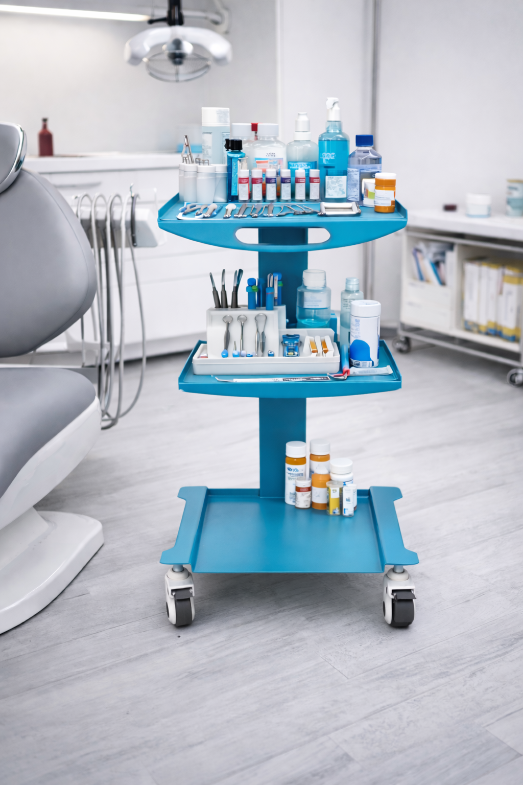 Combining Digital Tools and Instrument Storage in One Dental Cart