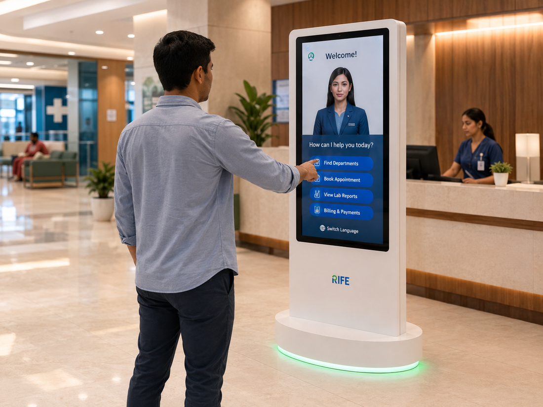 Multilingual AI Kiosks: Breaking Language Barriers in Hospital Reception