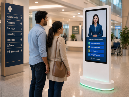 How AI Avatar Kiosks Are Reducing Wait Times in Indian Hospitals