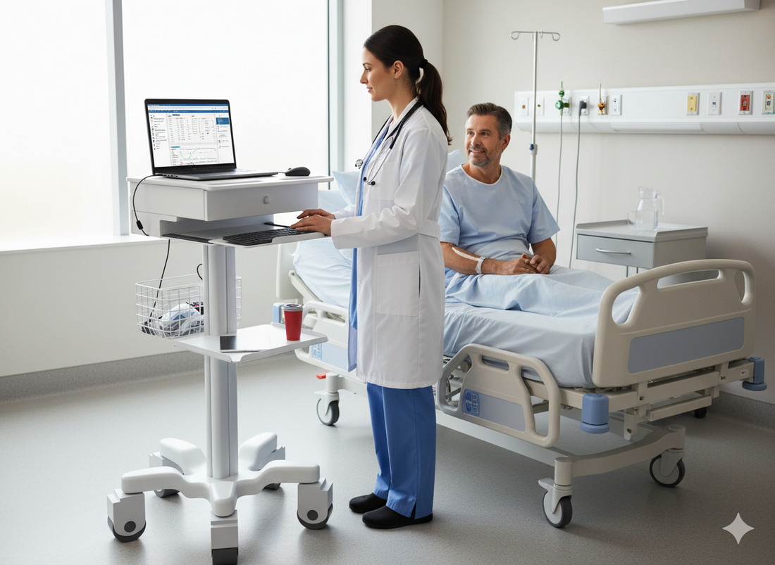 Revolutionizing Patient Care: The Indispensable Role of Laptop Carts in Hospitals