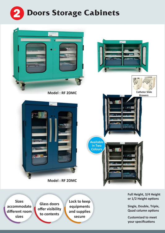 Choosing the Right Medical Storage Cabinet: 2-Door, 3-Door, 4-Door or Slim Cabinets?