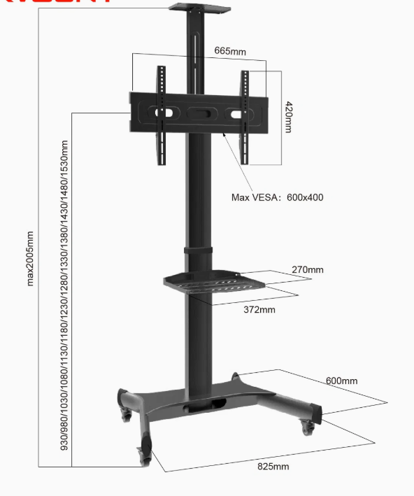 The Best Mobile TV Stand for Large Screens