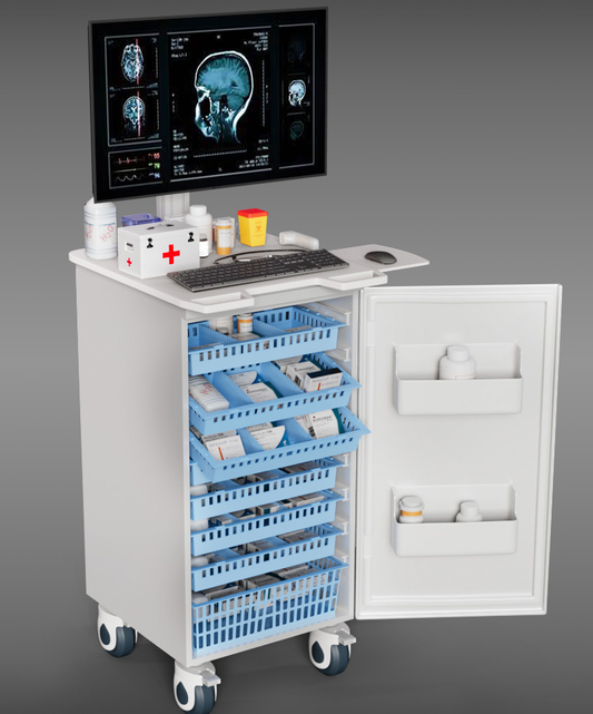 Practical Design and Functionality of Modern Medical Mobile Carts