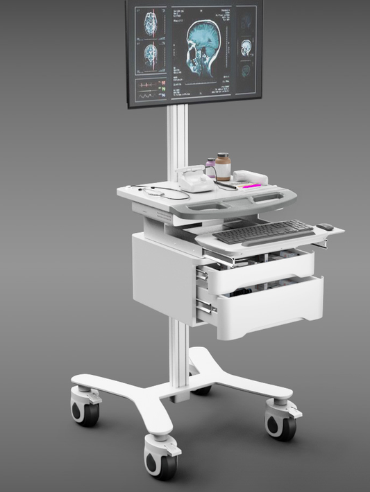 Functional Design and Practical Applications of Modern Medical Workstation Carts