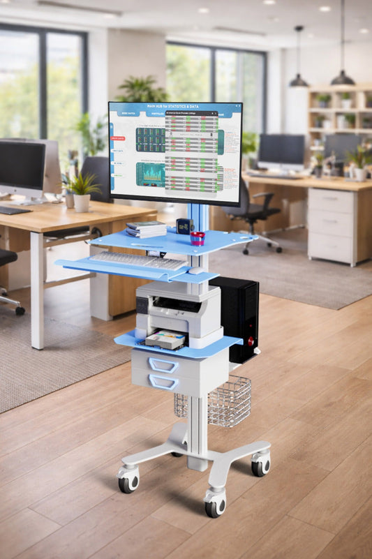The Workstation Trolley: The Versatile Multi-Tool of the Modern Medical Facility