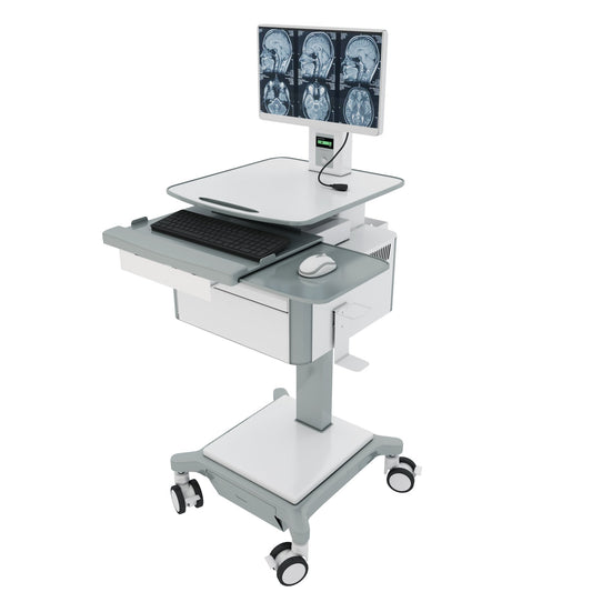 Mobile Computer Cart with Battery – Work Anytime, Anywhere - Rife  Medical Furniture