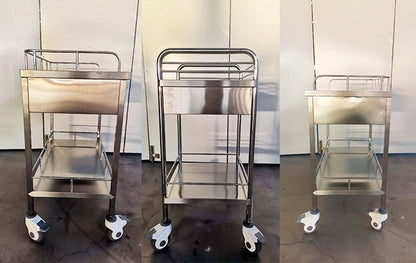SS Instrument Trolley A - Rife Medical Furniture