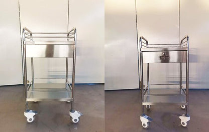 SS Instrument Trolley C - Rife Medical Furniture