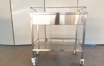SS Instrument Trolley A - Rife Medical Furniture