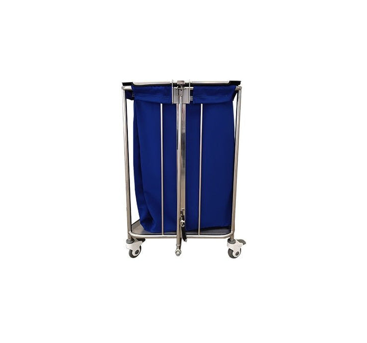 Triangular Stainless Steel Linen Trolley